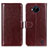 Coque Portefeuille Livre Cuir Etui Clapet M07L pour Nokia C20 Plus Marron