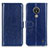 Coque Portefeuille Livre Cuir Etui Clapet M07L pour Nokia C21 Bleu