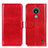 Coque Portefeuille Livre Cuir Etui Clapet M07L pour Nokia C21 Rouge