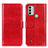 Coque Portefeuille Livre Cuir Etui Clapet M07L pour Nokia C31 Rouge