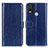 Coque Portefeuille Livre Cuir Etui Clapet M07L pour Nokia G11 Plus Bleu