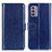 Coque Portefeuille Livre Cuir Etui Clapet M07L pour Nokia G310 5G Bleu