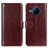 Coque Portefeuille Livre Cuir Etui Clapet M07L pour Nokia X100 5G Marron