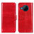 Coque Portefeuille Livre Cuir Etui Clapet M07L pour Nokia X100 5G Rouge