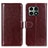 Coque Portefeuille Livre Cuir Etui Clapet M07L pour OnePlus 10 Pro 5G Marron