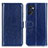 Coque Portefeuille Livre Cuir Etui Clapet M07L pour OnePlus Nord CE 2 5G Bleu