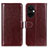 Coque Portefeuille Livre Cuir Etui Clapet M07L pour OnePlus Nord CE 3 5G Marron