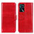 Coque Portefeuille Livre Cuir Etui Clapet M07L pour Oppo A16s Rouge