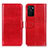 Coque Portefeuille Livre Cuir Etui Clapet M07L pour Oppo A55S 5G Rouge