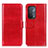 Coque Portefeuille Livre Cuir Etui Clapet M07L pour Oppo A74 5G Rouge