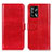 Coque Portefeuille Livre Cuir Etui Clapet M07L pour Oppo A95 4G Rouge