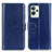 Coque Portefeuille Livre Cuir Etui Clapet M07L pour Realme GT2 Pro 5G Bleu