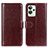 Coque Portefeuille Livre Cuir Etui Clapet M07L pour Realme GT2 Pro 5G Marron