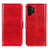 Coque Portefeuille Livre Cuir Etui Clapet M07L pour Samsung Galaxy A13 4G Rouge