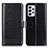 Coque Portefeuille Livre Cuir Etui Clapet M07L pour Samsung Galaxy A73 5G Noir