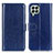 Coque Portefeuille Livre Cuir Etui Clapet M07L pour Samsung Galaxy M33 5G Bleu