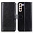 Coque Portefeuille Livre Cuir Etui Clapet M07L pour Samsung Galaxy S21 FE 5G Petit