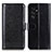 Coque Portefeuille Livre Cuir Etui Clapet M07L pour Samsung Galaxy S22 Ultra 5G Noir