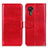 Coque Portefeuille Livre Cuir Etui Clapet M07L pour Samsung Galaxy XCover 5 SM-G525F Rouge