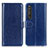 Coque Portefeuille Livre Cuir Etui Clapet M07L pour Sony Xperia 1 III Bleu