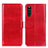 Coque Portefeuille Livre Cuir Etui Clapet M07L pour Sony Xperia 10 III Rouge