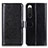 Coque Portefeuille Livre Cuir Etui Clapet M07L pour Sony Xperia 10 IV Noir