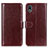 Coque Portefeuille Livre Cuir Etui Clapet M07L pour Sony Xperia Ace III Marron