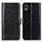 Coque Portefeuille Livre Cuir Etui Clapet M07L pour Sony Xperia Ace III SO-53C Noir