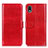 Coque Portefeuille Livre Cuir Etui Clapet M07L pour Sony Xperia Ace III SO-53C Rouge