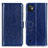 Coque Portefeuille Livre Cuir Etui Clapet M07L pour Wiko Y82 Bleu