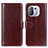 Coque Portefeuille Livre Cuir Etui Clapet M07L pour Xiaomi Mi 11 Pro 5G Marron