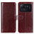 Coque Portefeuille Livre Cuir Etui Clapet M07L pour Xiaomi Mi 11 Ultra 5G Marron