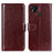 Coque Portefeuille Livre Cuir Etui Clapet M07L pour Xiaomi POCO C31 Marron