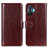 Coque Portefeuille Livre Cuir Etui Clapet M07L pour Xiaomi Poco F4 GT 5G Marron