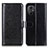 Coque Portefeuille Livre Cuir Etui Clapet M07L pour Xiaomi Poco M4 5G Noir