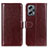 Coque Portefeuille Livre Cuir Etui Clapet M07L pour Xiaomi Poco X4 GT 5G Marron