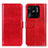 Coque Portefeuille Livre Cuir Etui Clapet M07L pour Xiaomi Redmi 10 India Rouge