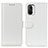 Coque Portefeuille Livre Cuir Etui Clapet M07L pour Xiaomi Redmi K40 5G Blanc