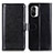 Coque Portefeuille Livre Cuir Etui Clapet M07L pour Xiaomi Redmi K40 5G Noir