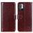 Coque Portefeuille Livre Cuir Etui Clapet M07L pour Xiaomi Redmi Note 10 5G Marron