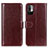 Coque Portefeuille Livre Cuir Etui Clapet M07L pour Xiaomi Redmi Note 10 JE 5G Marron