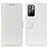 Coque Portefeuille Livre Cuir Etui Clapet M07L pour Xiaomi Redmi Note 11 5G Blanc