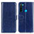 Coque Portefeuille Livre Cuir Etui Clapet M07L pour Xiaomi Redmi Note 8 (2021) Bleu