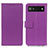 Coque Portefeuille Livre Cuir Etui Clapet M08L pour Google Pixel 7a 5G Violet