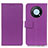 Coque Portefeuille Livre Cuir Etui Clapet M08L pour Huawei Enjoy 50 Pro Violet