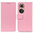 Coque Portefeuille Livre Cuir Etui Clapet M08L pour Huawei Honor 50 5G Rose