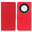 Coque Portefeuille Livre Cuir Etui Clapet M08L pour Huawei Honor X9a 5G Rouge