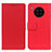 Coque Portefeuille Livre Cuir Etui Clapet M08L pour Huawei Nova 8i Rouge