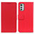 Coque Portefeuille Livre Cuir Etui Clapet M08L pour Motorola Moto E32 Rouge