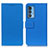Coque Portefeuille Livre Cuir Etui Clapet M08L pour Motorola Moto Edge 20 Pro 5G Bleu